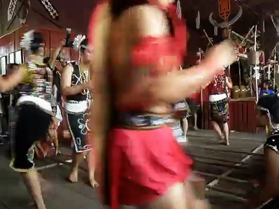 Murut traditional dance, Harvest Festival 2013, Sabah, Borneo, Malaysia