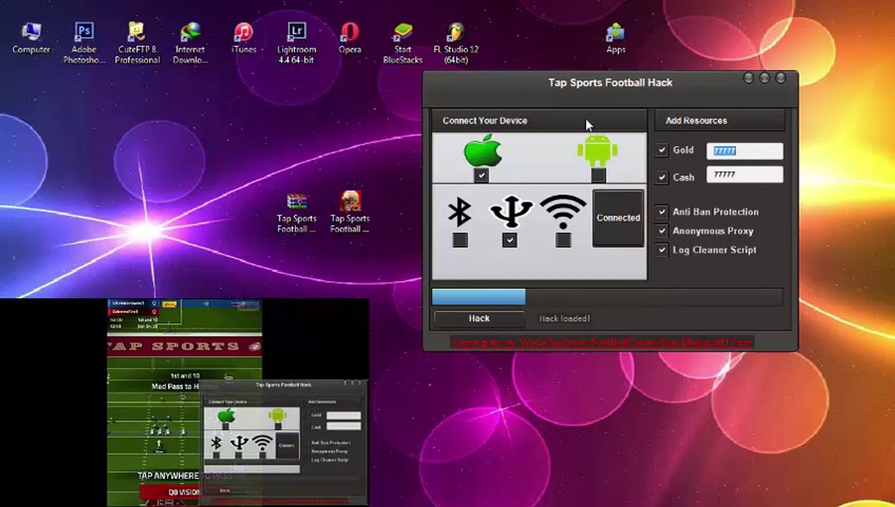 Tap Sports Football Cheats - Hack for iPhone - iPod Cheats Free