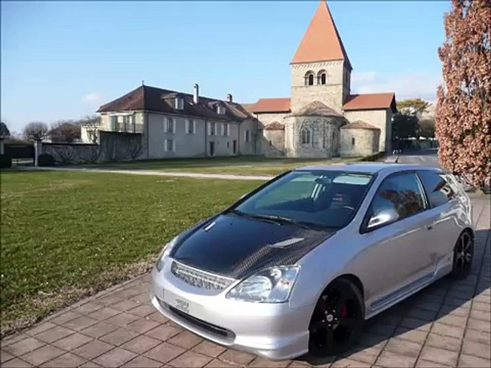 Honda Civic Type R EP3 Hondata k100 Invidia GT300 inox