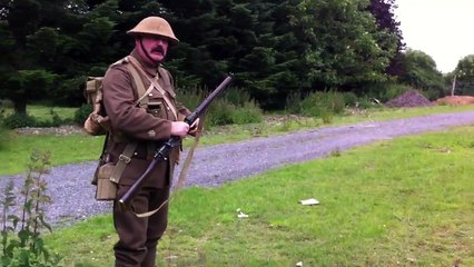 Firing a Lee Enfield WW1 Gun
