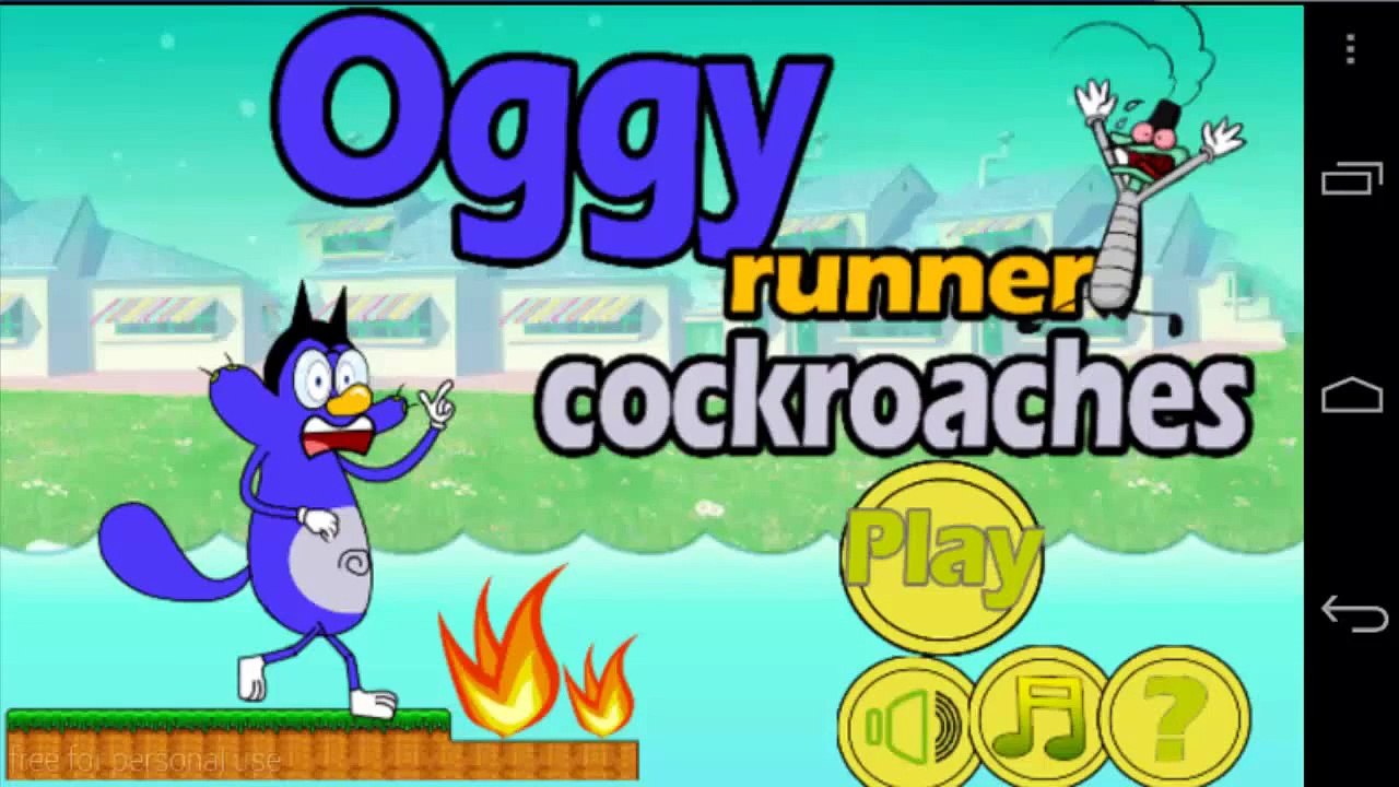 Oggy Runner Cockroaches I FREE amazing adventure running android game ...