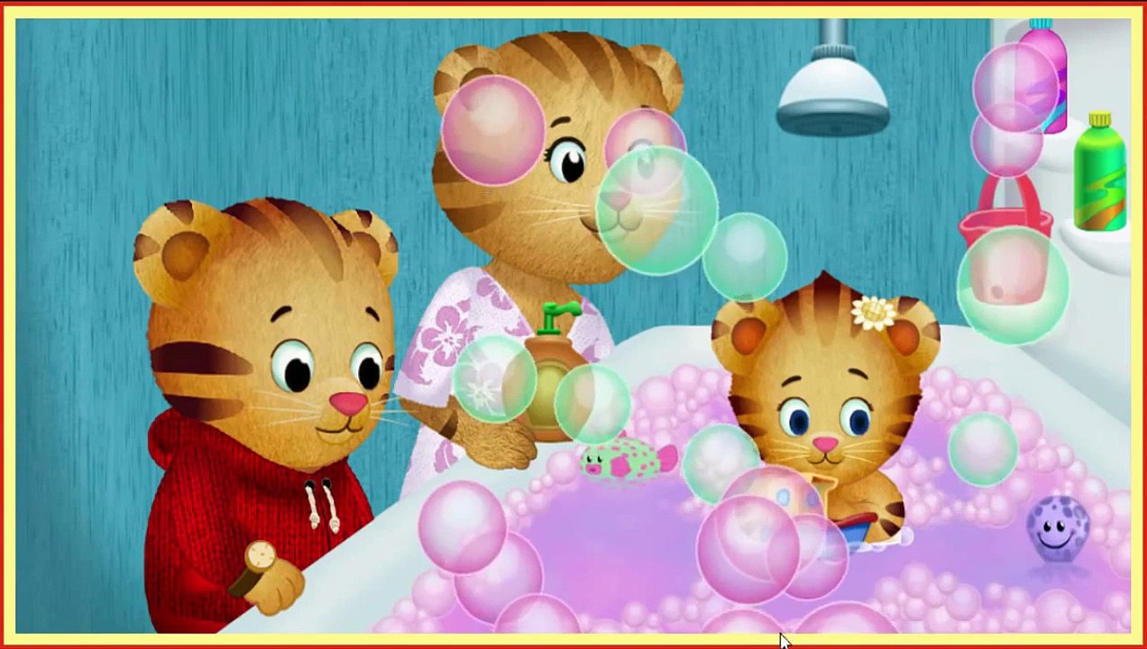 PBS Kids Game Daniel Tiger's Neighborhood BathTime Baby Bath Cartoon Animation Play Walkth