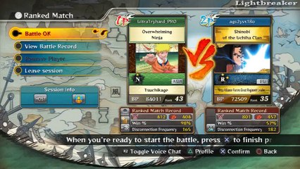 Naruto Storm Revolutions ags Vs UltratryhardPro Ranked Matches