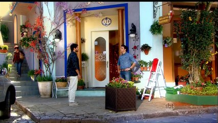 Otávio e Pedro disputam Rebeca durante conversa