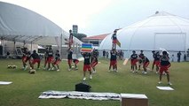 Rainbow Cheerleading Team Thailand - ACIC 2014 (practice)