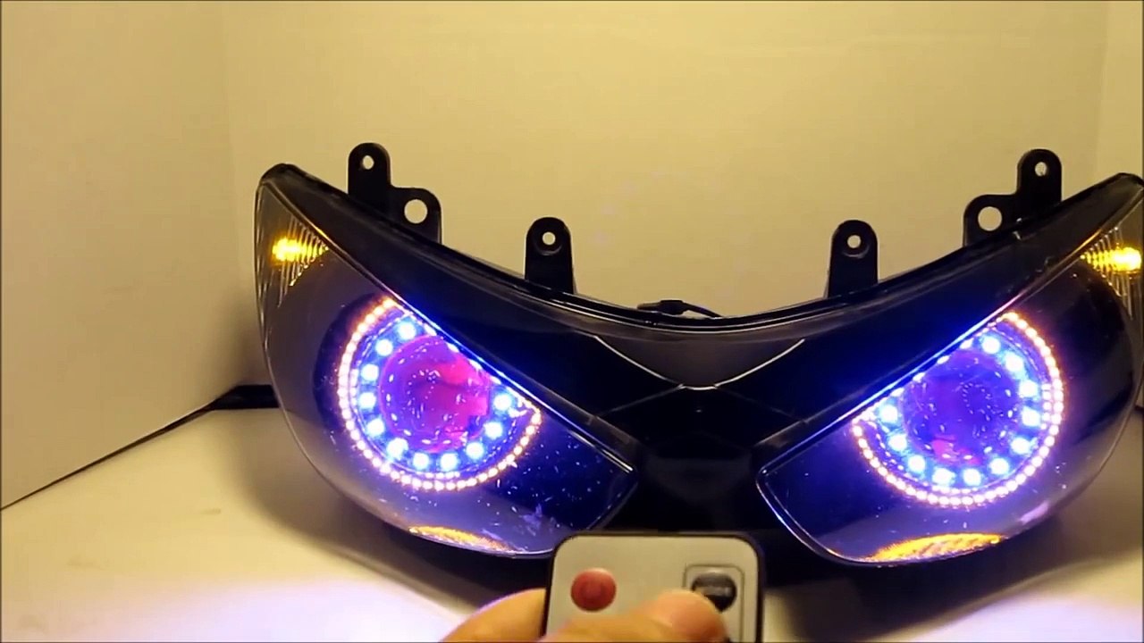 1 20052006 Kawasaki zx6r zx6r 636 Projector Headlights BiXenon hid