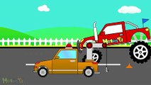 Tow Truck -  Monster Trucks For Children