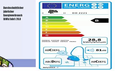 Dirt Devil DD 2221-3 rebel 23HF Singlecyclone Staubsauger