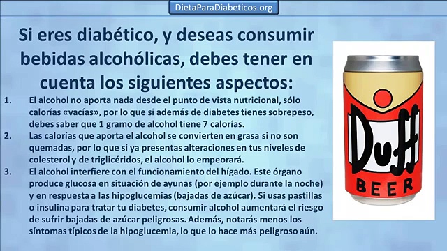 Diabetes Alcohol, Bebidas alcoholicas para diabeticos ¿Los diabeticos pueden tomar alcohol?