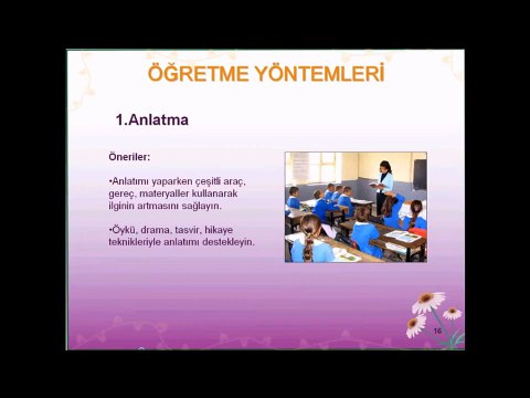 Özel Öğretim Yöntemleri/ Öğretim Yöntem ve Teknikleri 1.Bölüm