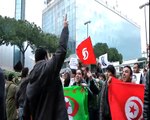 Protesta tunisina al consolato di Napoli