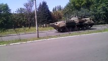 Ukraine War - Donbass Militia armored column July 27, 2014
