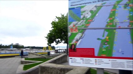 Hochwasser 2013 in Wien - Neue Donau, Donauinsel, Donau