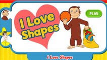 Curious George - I Love Shapes Full Episodes Educational Cartoon Game [HD]