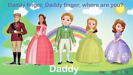 Finger Family Sofia the First Cartoon Song | Nursery Rhyme for Children | Sofia the First Family