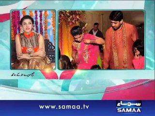 See What Sahir Lodhi is Doing When Sana's Mehndi Video was been Shown