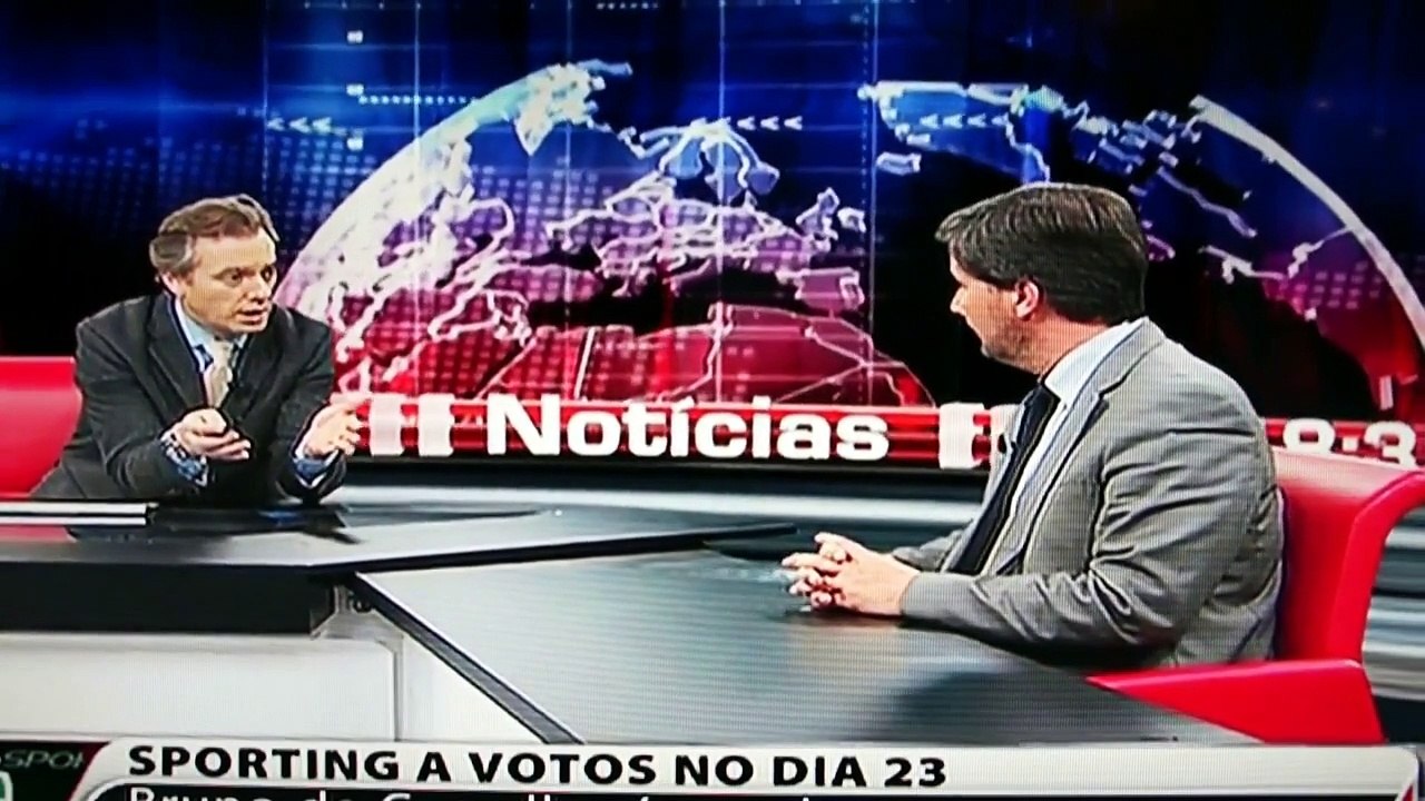 Entrevista de Bruno de Carvalho à TVI24.