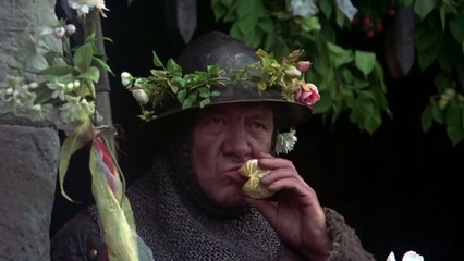 Monty Python Holy Grail - Sir Lancelot charging Guards