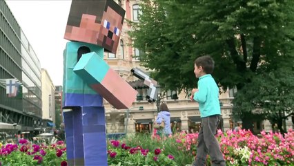 Minecraft In Real Life Pranks   Part 1