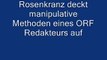 Barbara Rosenkranz deckt manipulative Methoden des ORF auf - Journal Panorama vom 07. April 2010