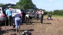 ROMAN SOLDIERS SILVER COIN HOARD FOUND METAL DETECTING RECORDED LIVE  Low