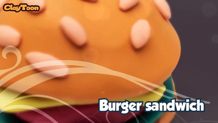 Burger sandwich, Polymer clay tutorial | ساندوتش الهامبرجر , تشكيل صلصال