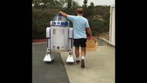 R2-D2 Can now flies like a Bird with a Drone Inside!
