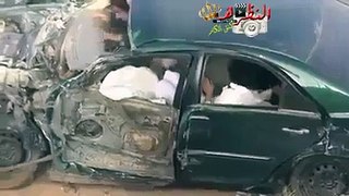 Highway Road Accident Capture on Camera