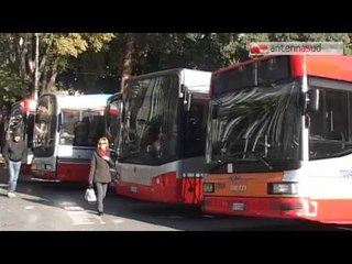 TG 09.07.15 Bari, poliziotti sui bus dell'Amtab contro delinquenti e baby gang