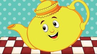 I'm A Little Tea Pot Nursery Rhyme With Lyrics - Cartoon Animation Rhymes & Songs for Children