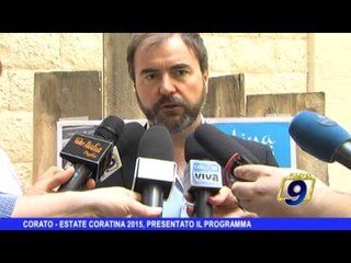 CORATO | Estate coratina 2015, presentato il programma