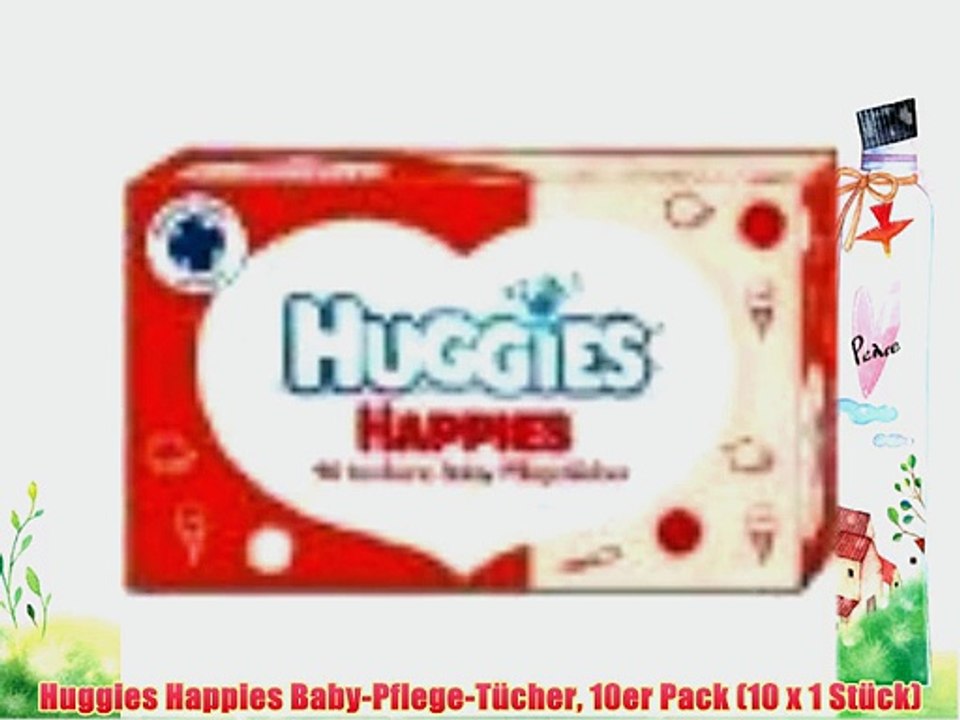 Huggies Happies Baby-Pflege-T?cher 10er Pack (10 x 1 St?ck)