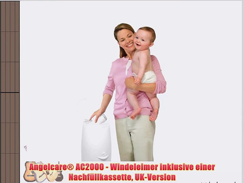 Angelcare? AC2000 - Windeleimer inklusive einer Nachf?llkassette UK-Version