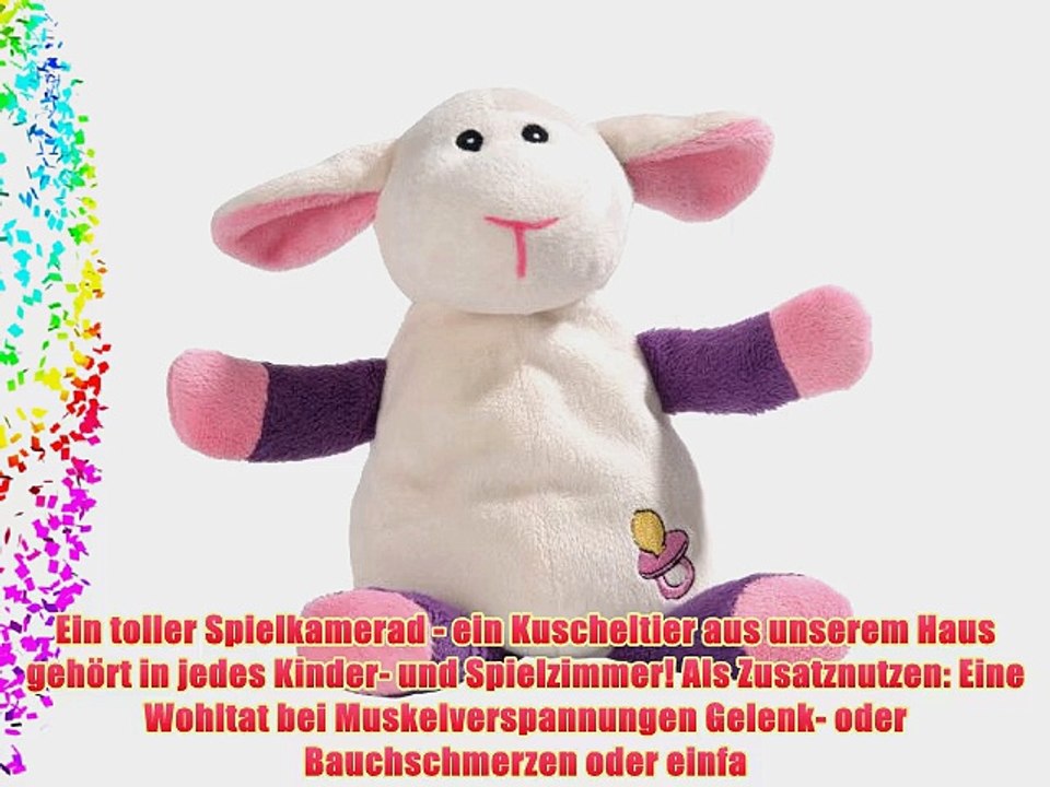 Greenlife warmies pure w?rmestofftier schaf rosa/lila - f?llung herausnehmbar - lavendelduft