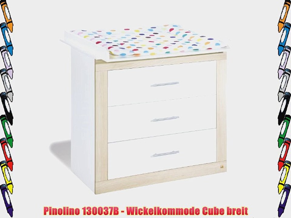 Pinolino 130037B - Wickelkommode Cube breit