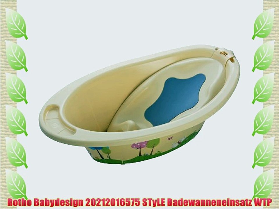 Rotho Babydesign 20212016575 STyLE Badewanneneinsatz WTP