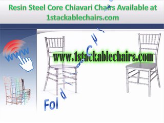 Resin Steel Core Chiavari Chairs Available at 1stackablechairs