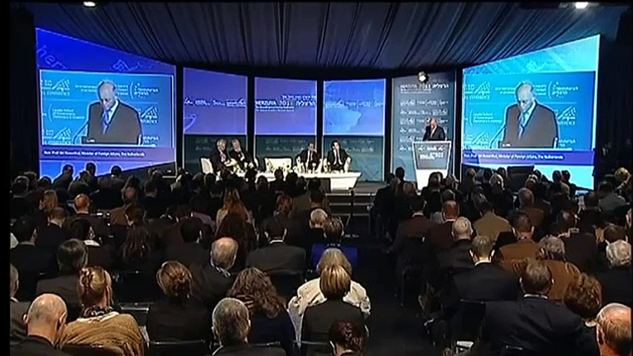 Prof. Uri Rosenthal, Minister of Foreign Affairs, The Netherlands- Herzliya Conference 2011
