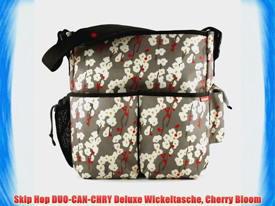 Skip Hop DUO-CAN-CHRY Deluxe Wickeltasche Cherry Bloom
