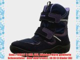 Geox J FROSTY B GIRL ABX M?dchen Warm gef?tterte Schneestiefel - Blau (NAVYC4002) 36 EU (3