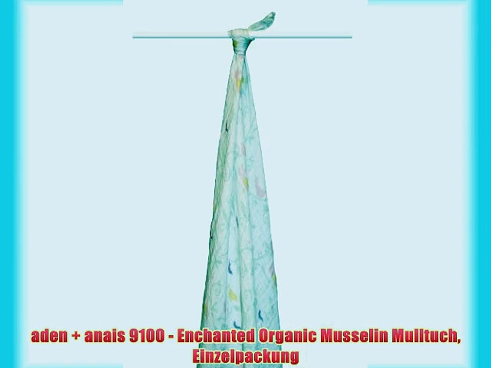 aden   anais 9100 - Enchanted Organic Musselin Mulltuch Einzelpackung