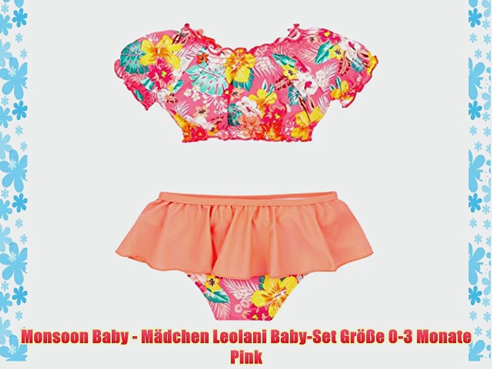 Monsoon Baby - M?dchen Leolani Baby-Set Gr??e 0-3 Monate Pink