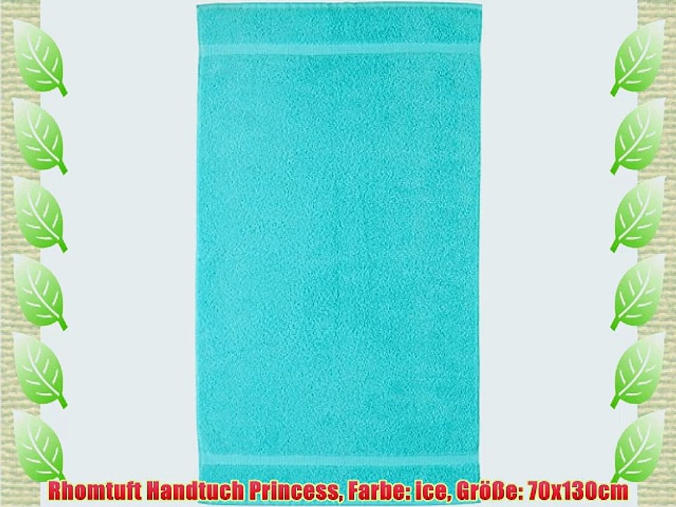 Rhomtuft Handtuch Princess Farbe: ice Gr??e: 70x130cm