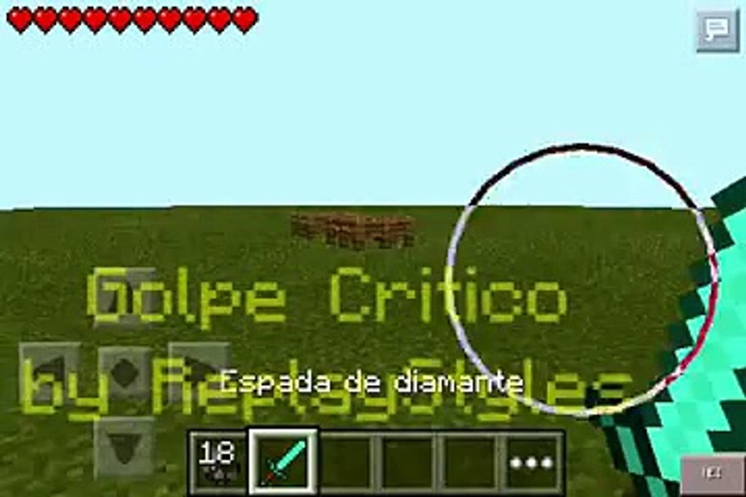 GOLPE CRITICO MOD - MINECRAFT POCKET EDITION 0.11.0_0.11.X