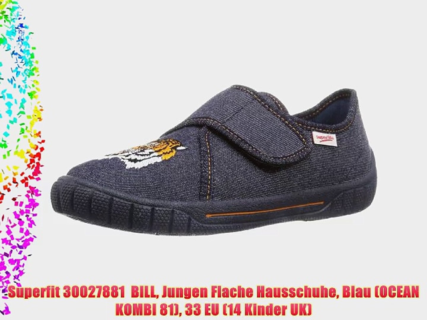 Superfit 30027881 BILL Jungen Flache Hausschuhe Blau (OCEAN KOMBI 81) 33 EU (14 Kinder UK) Superfit 30027881 BILL Jungen Flache Hausschuhe Blau (OCEAN KOMBI 81) 33 EU (14 Kinder UK)