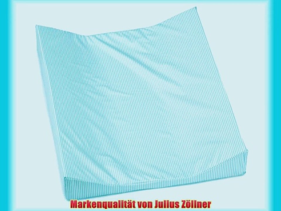 Julius Z?llner 2200520103 - Wickelauflage 2-Keil Mulde Streifen blau 50 x 65 cm