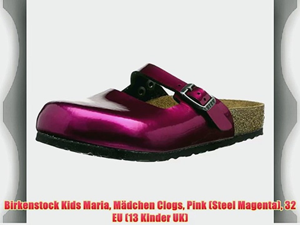 Birkenstock Kids Maria M?dchen Clogs Pink (Steel Magenta) 32 EU (13 Kinder UK)