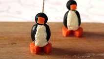 Come fare dei pinguini di olive - videoricette di aperitivi