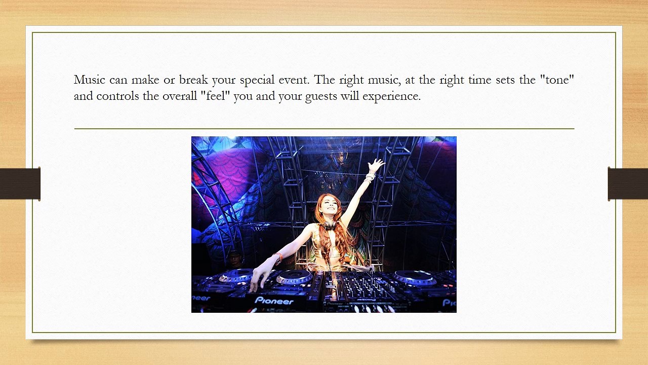 Wedding DJ And Disc Jockey Services