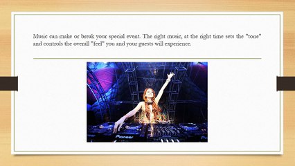 Wedding DJ And Disc Jockey Services